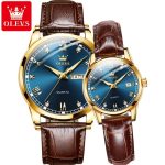 pure leather strap couple watches