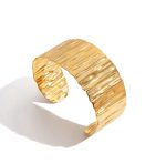 hammered cuff bangle